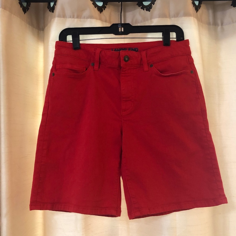Lands End Jean Shorts